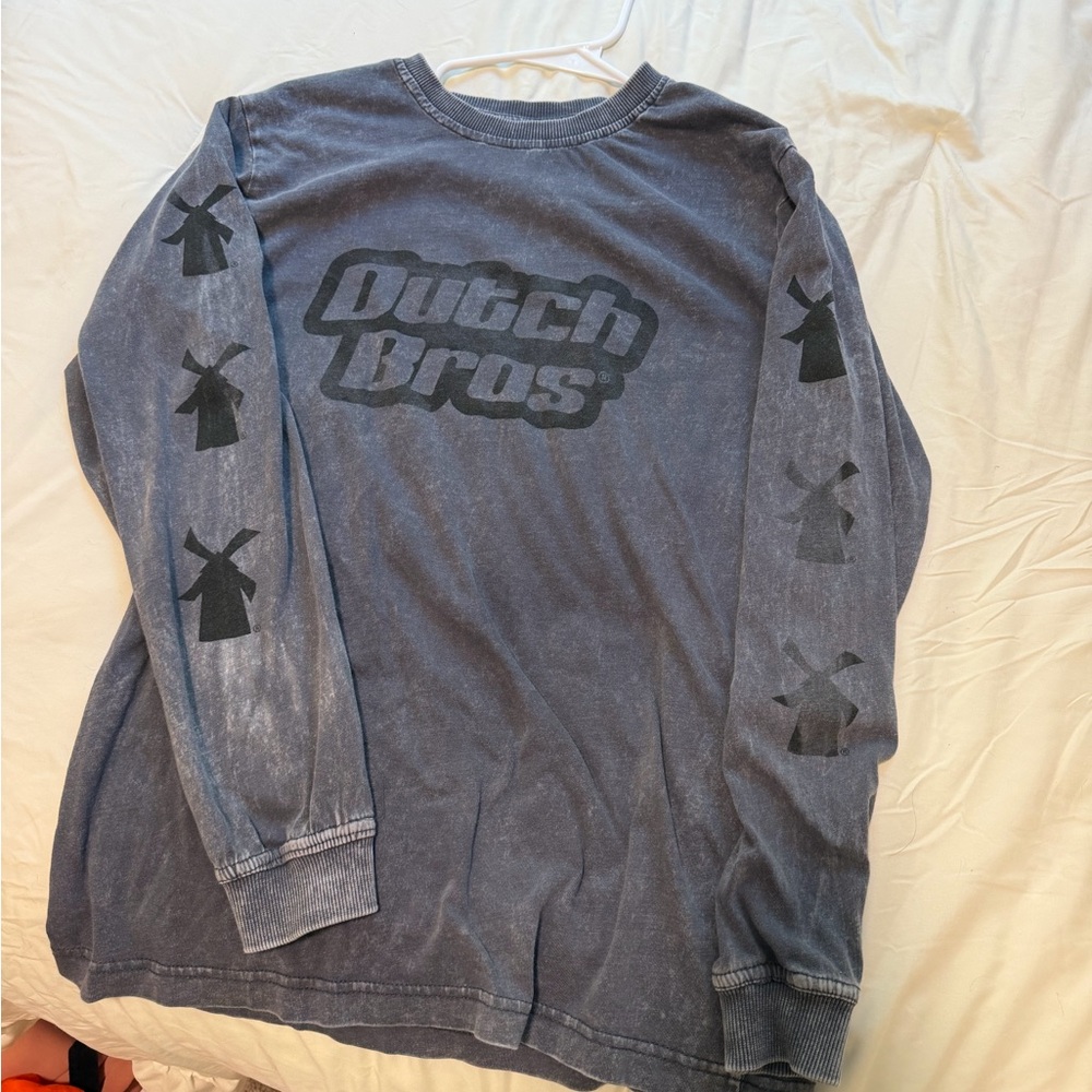 Dutch Bros Charcoal Long Sleeve Tee